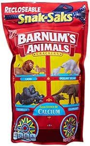 Barnum Animal Crackers Snak-Saks, 8 oz