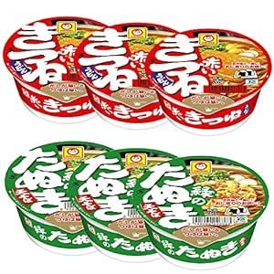Cup Noodle Mini 1.4oz 6pcs Set Various Taste Udon Soba Japaneese Instant Noodle Toyosuisan Ninjapo